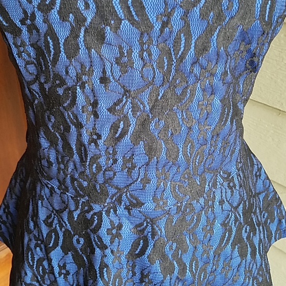 EXPRESS BLUE BLACK TANK TOP ZIP UP SMALL NWT - Picture 2 of 7